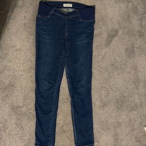 James Jeans Dark Blue Maternity Jeggings